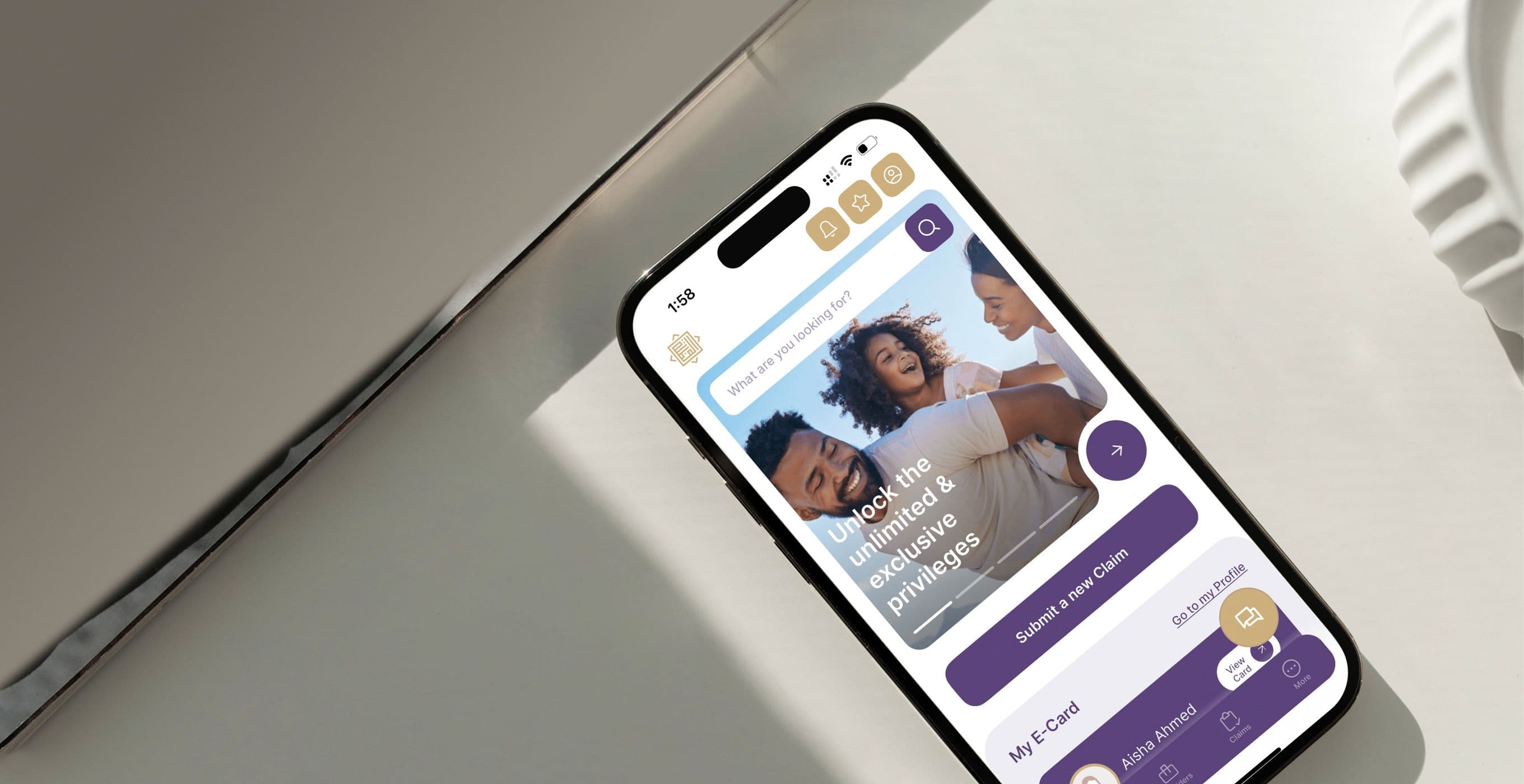 Almadallah Mobile App for members